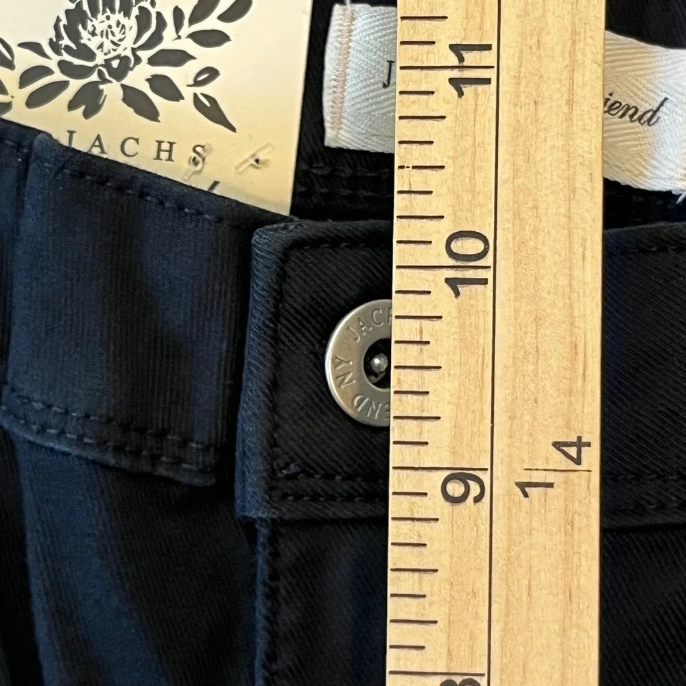 Jachs Girlfriend New York Womens Black Straight Leg Pants‎ Size 10 Cotton Blend